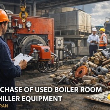 خرید موتورخانه دست دوم، چیلر کارکرده و ضایعات تاسیساتی در تهران توسط الوچیلر